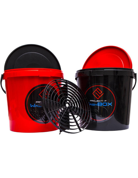 PROJECT F ® - WashBOX - red bucket 12,5l-1