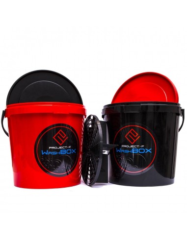 PROJECT F ® - WashBOX - red bucket 12,5l + ScratchSchield