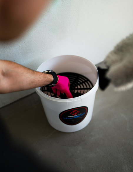 White detailing bucket 12,5l + ScratchSchield | Washbox